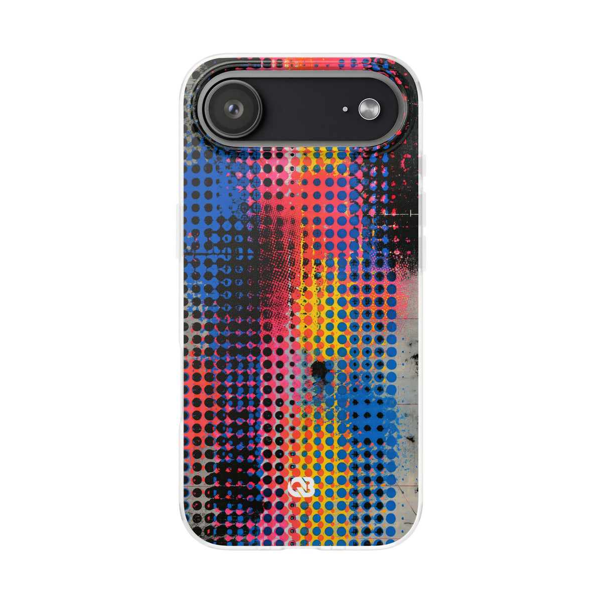 Chromatic Halftone Grid · Lite Phone Case for iPhone ·  Blue