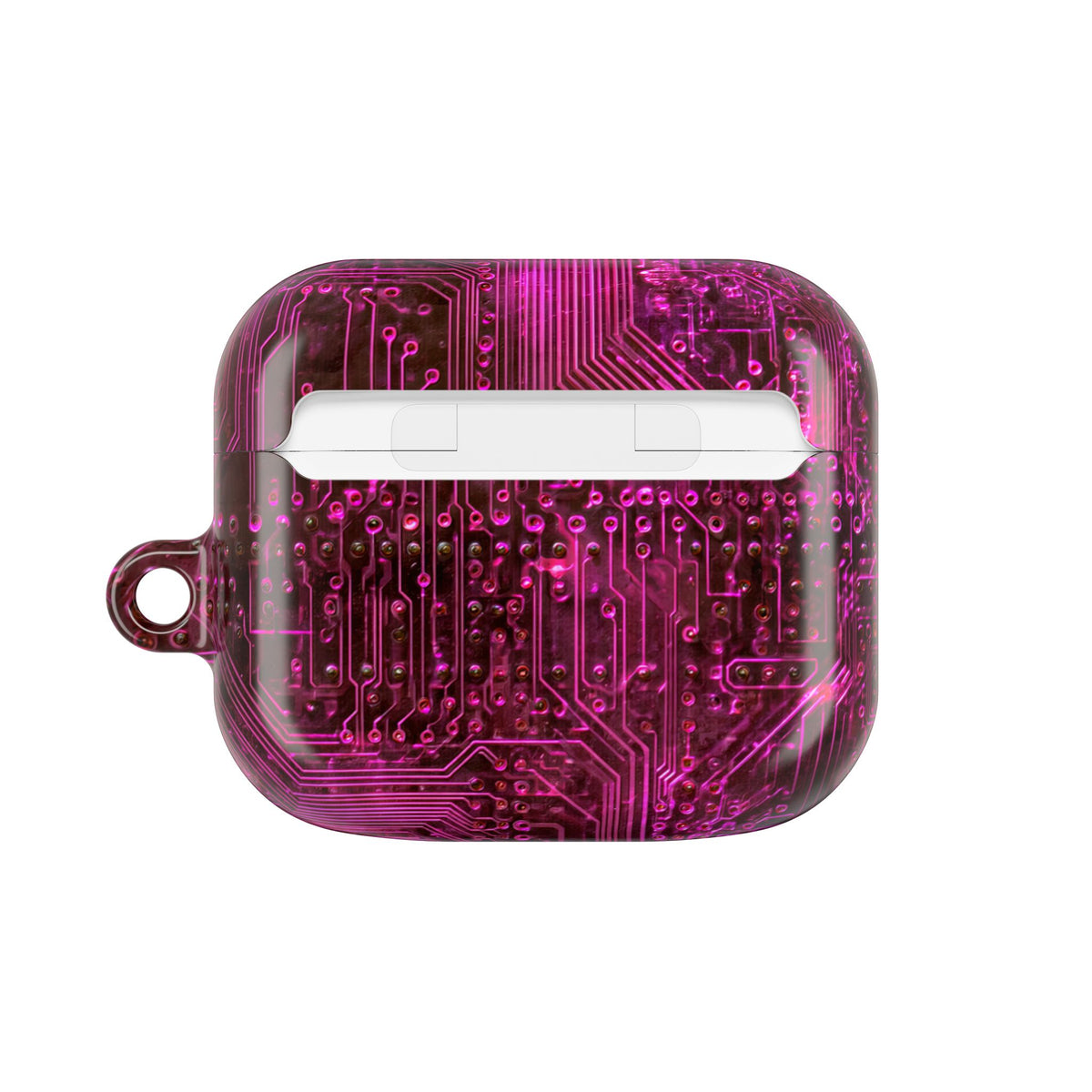 Magenta Circuit Trace · Hard Case for AirPods & AirPods Pro · Pink