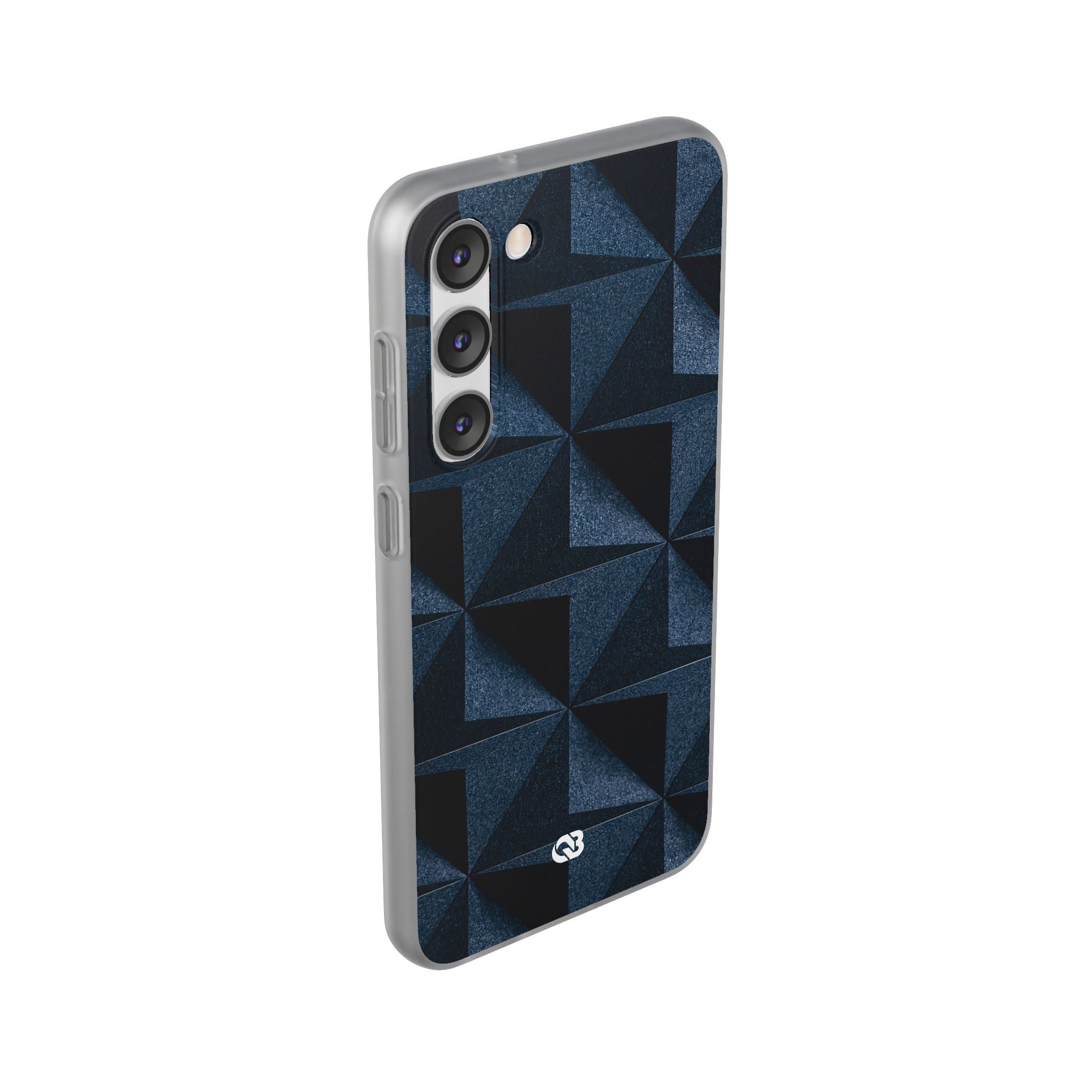 Blue Lite Phone Case for Samsung - Indigo Basalt Facets