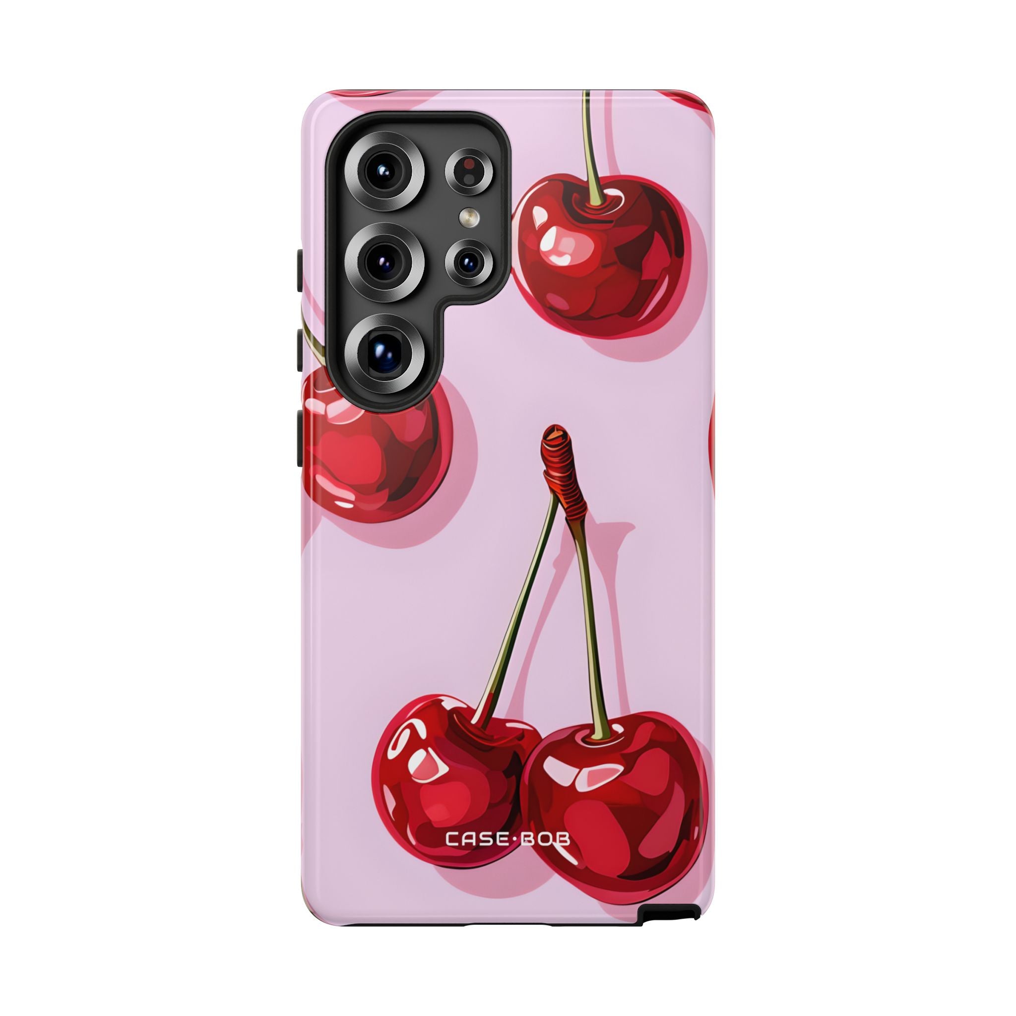Glossy Cherry Burst Samsung S25 Ultra Case - Tough - CASE•BOB