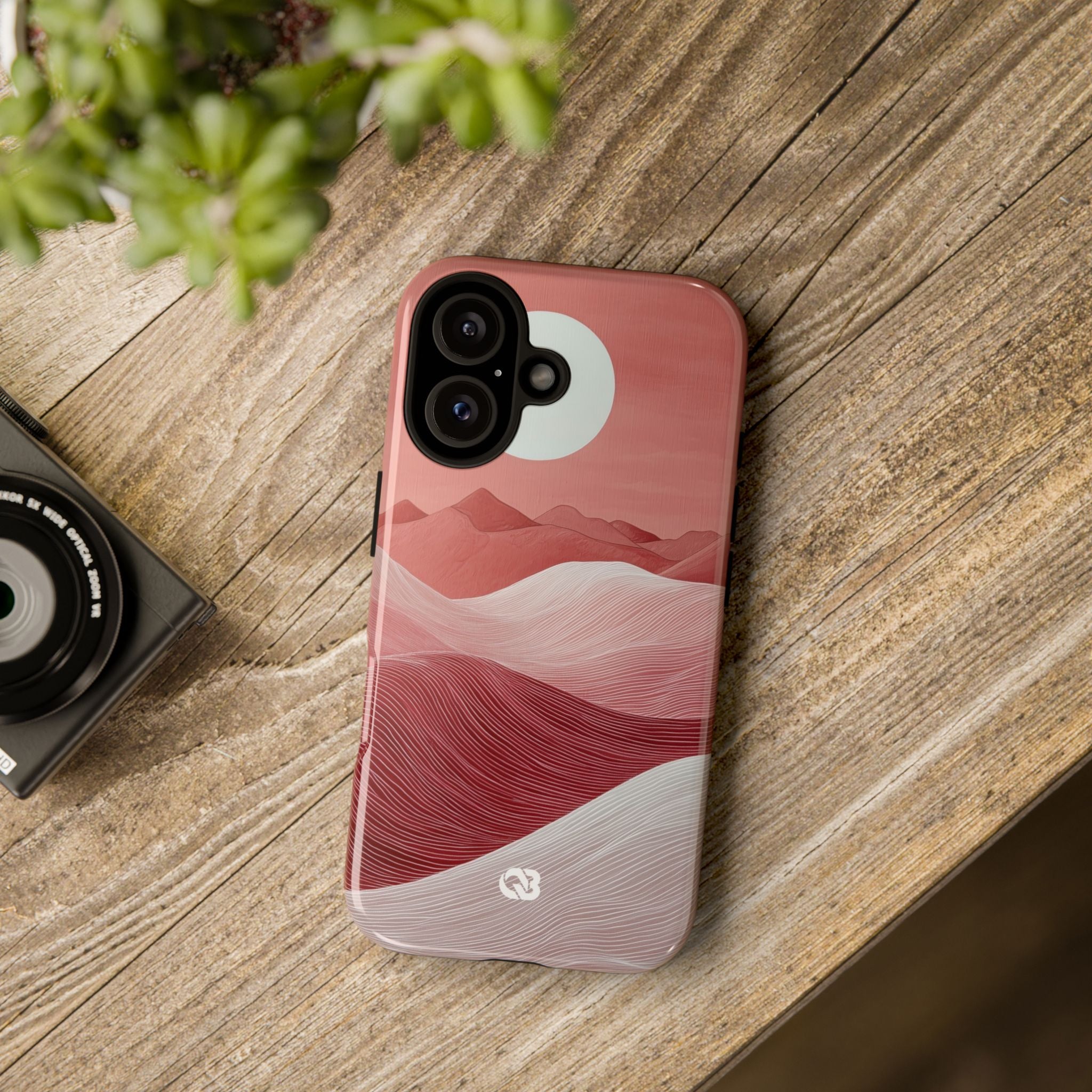 Crimson Dune Horizon · Tough Phone Case for iPhone