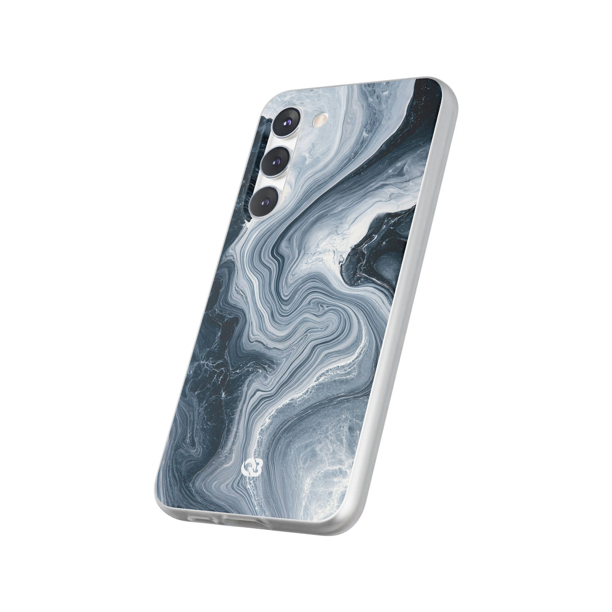 Suminagashi Ink Flow · Lite Phone Case for Samsung · Grey