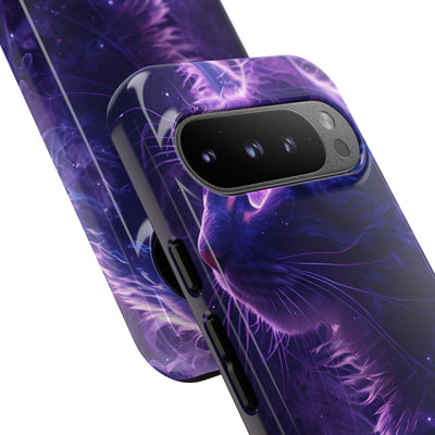 Purple Void Feline · Tough Custodia per Google Pixel