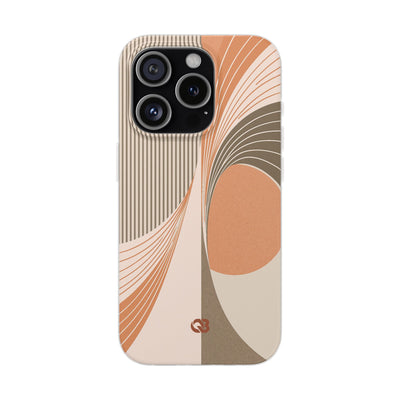 Orange Lite Phone Case for iPhone - Desert Arc Horizon