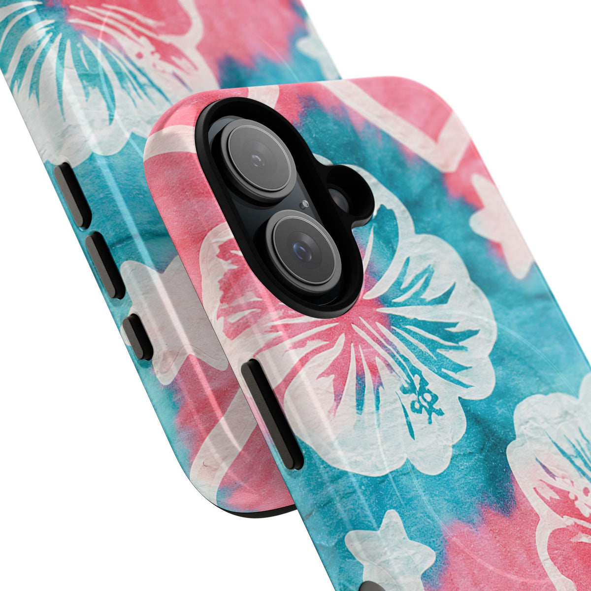 Tropical Hibiscus Bloom · Tough 2.0 Magnetic Phone Case for iPhone · Teal