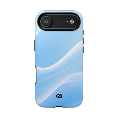 Blue Tough 2.0 Magsafe Phone Case for iPhone - Glacial Blue Silk
