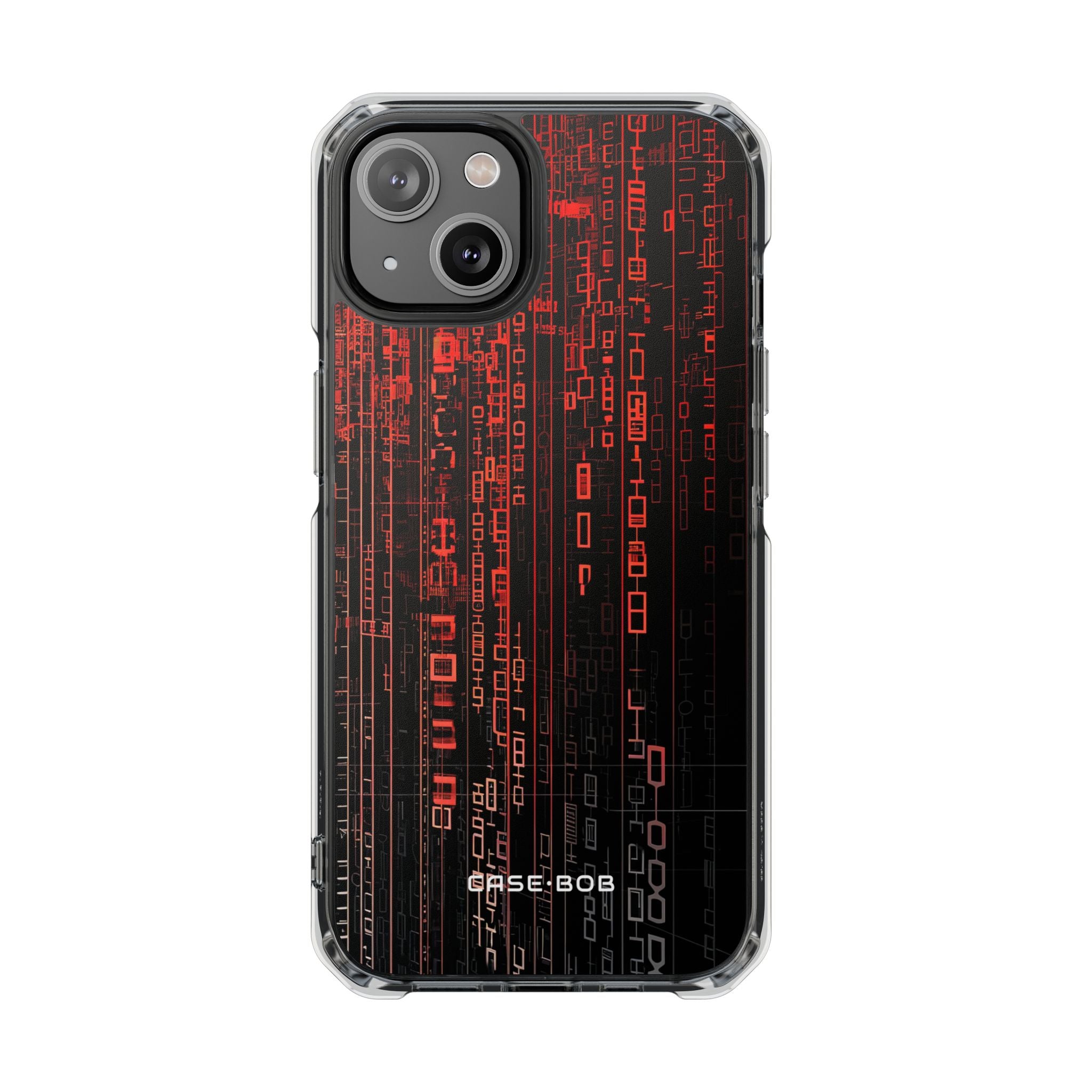 Crimson Glyphs iPhone 14 Case - Impact