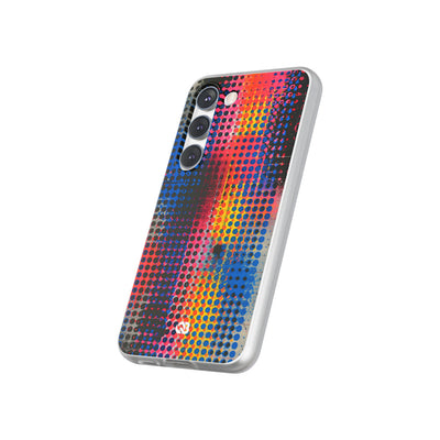 Chromatic Halftone Grid · Lite Phone Case for Samsung · Blue