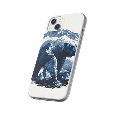 Fjord Summit Bear · Lite Phone Case for iPhone ·  Blue
