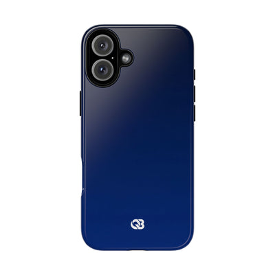 Blue Tough Phone Case for iPhone - Midnight Cobalt Fade