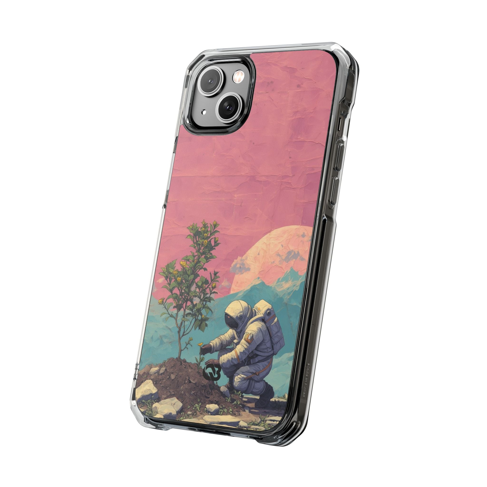 Lunar Pastel Bloom · Coque de téléphone Impact pour iPhone · Magsafe