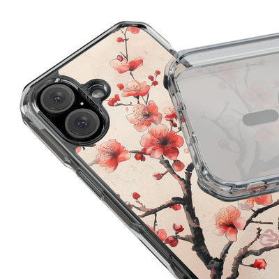 Crimson Silk Flora · Impact Handyhülle für iPhone · Magsafe