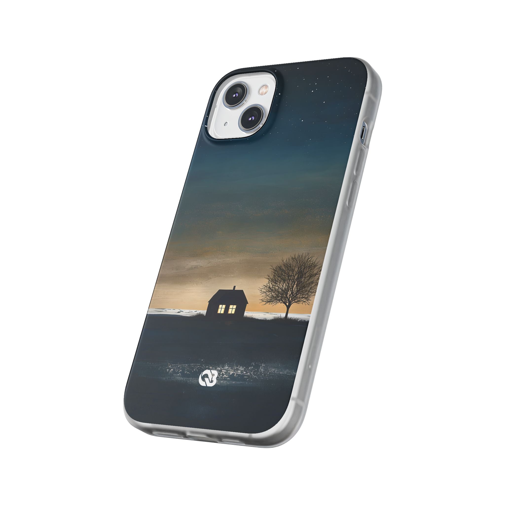 Midnight Cabin Glow · Soft Phone Case for iPhone