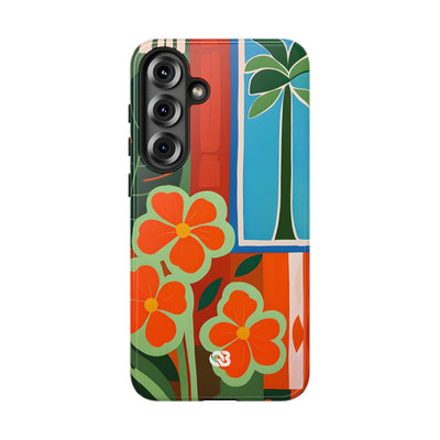 Vivid Jungle Collage · Tough Coque de téléphone pour Samsung