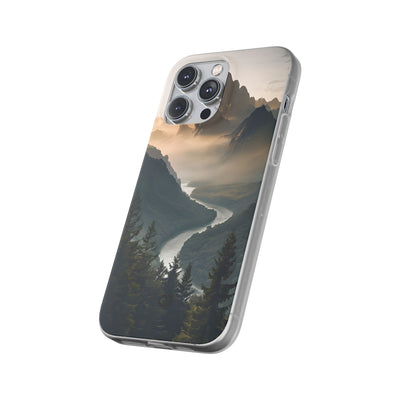 Golden Summit Valley · Soft Phone Case for iPhone