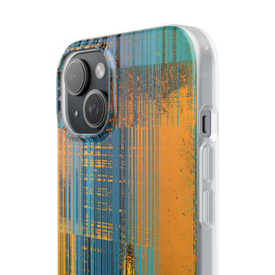 Cyber Glitch Stream · Lite Phone Case for iPhone ·  Teal