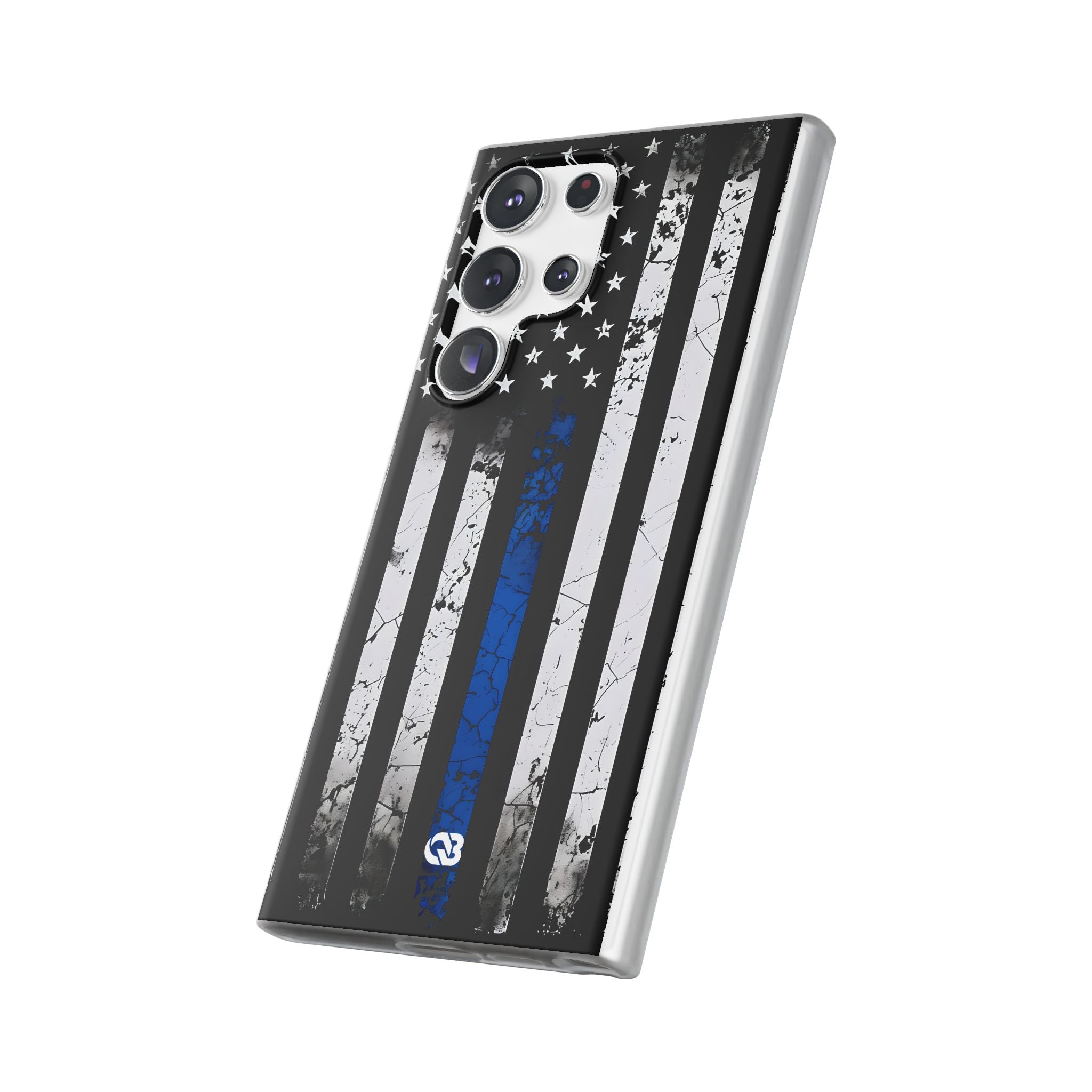 Gritty Cobalt Flag · Soft Handyhülle für Samsung