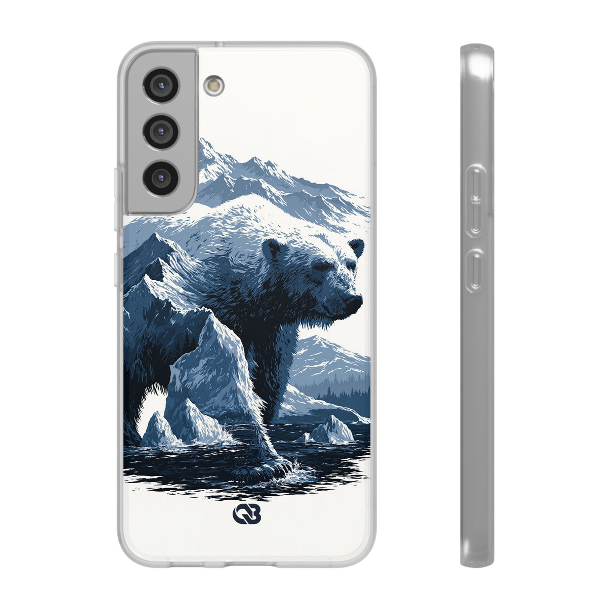 Fjord Summit Bear · Lite Phone Case for Samsung · Blue