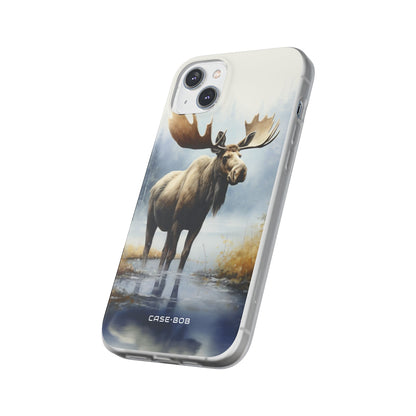 Moose Reflection iPhone 14 Plus Case - Soft