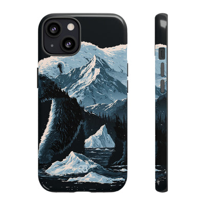 Nordic Arctic Bear · Tough Phone Case for iPhone · Black