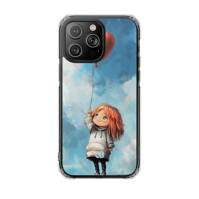 Crimson Heart Sky · Impact Phone Case for iPhone · Magsafe