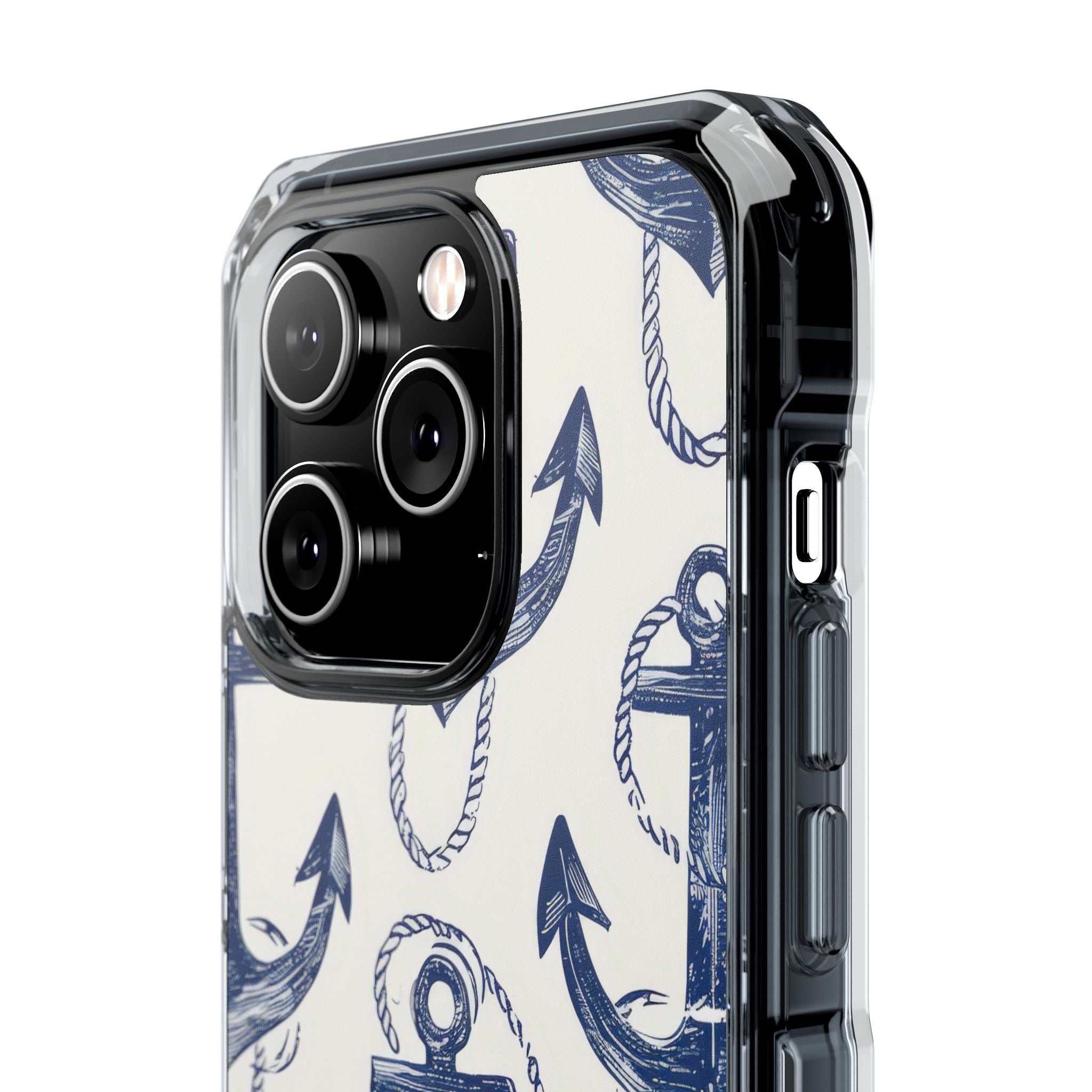Navy Anchor Loop iPhone 14 Pro Case - Impact