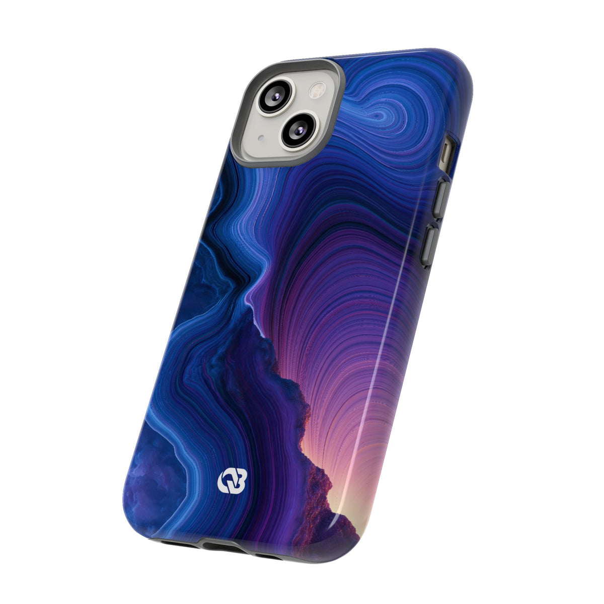 Radiant Strata · Tough Phone Case for iPhone · Blue