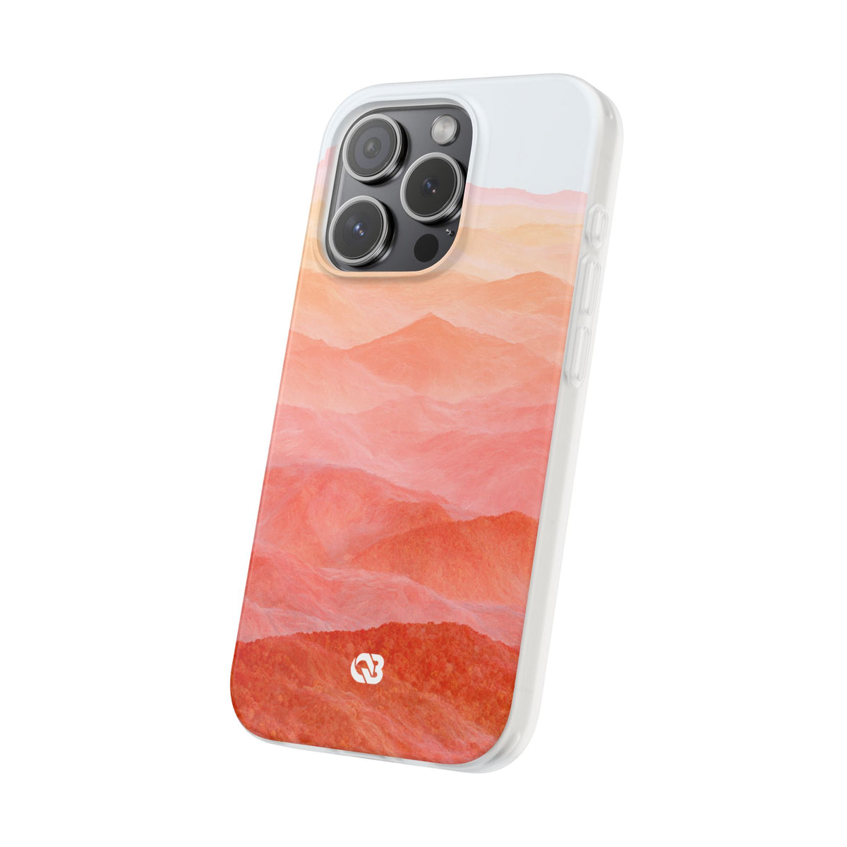 Alpenglow Ridge Vista · Lite Phone Case for iPhone ·  Orange
