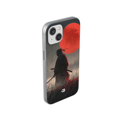 Crimson Moon Ronin · Lite Phone Case for iPhone ·  Black