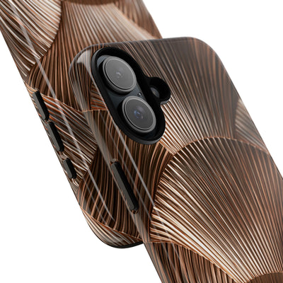 Rose Gilded Fan · Tough Phone Case for iPhone · Gold
