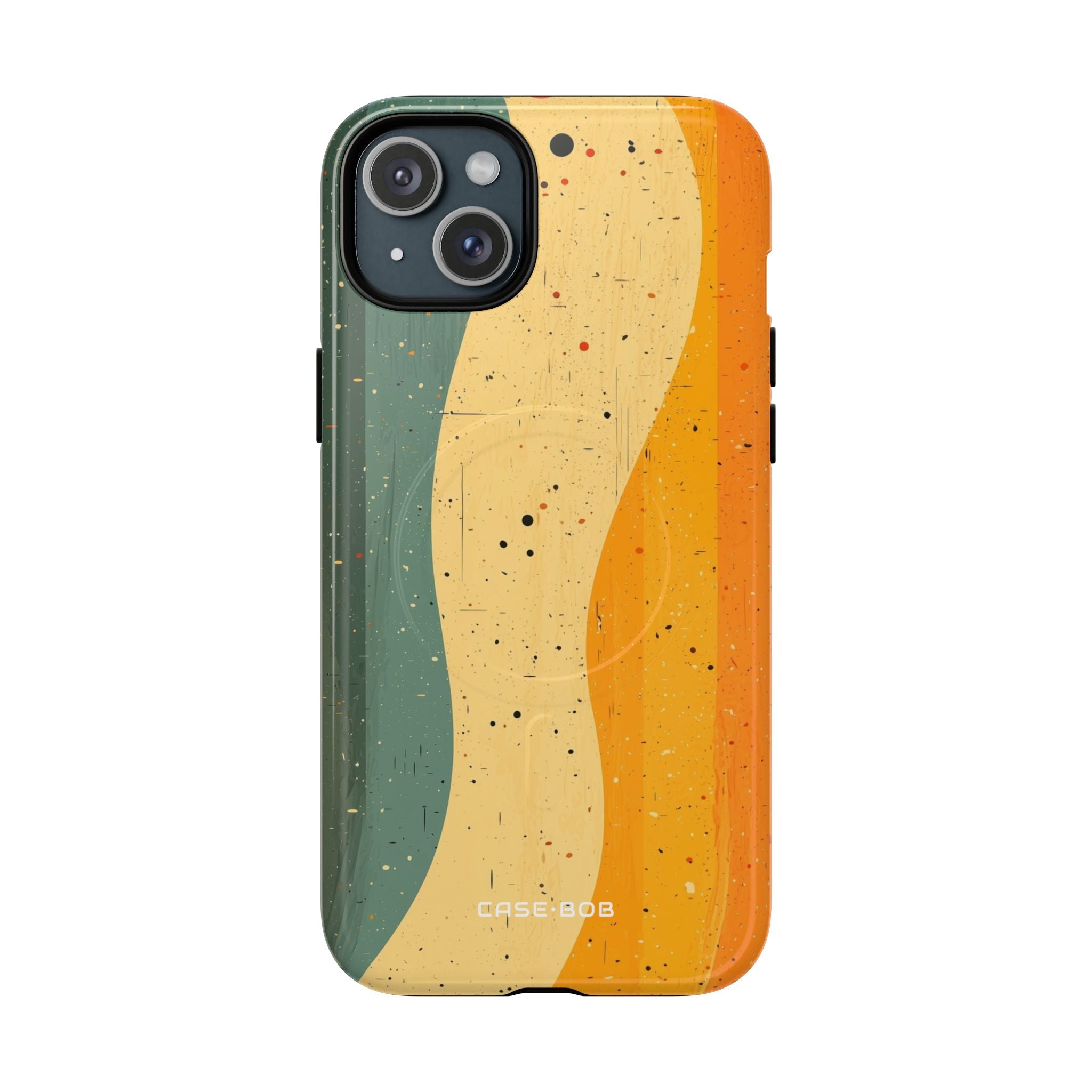 Wellenförmiger Waldschleier iPhone 15 Plus Case - Tough+