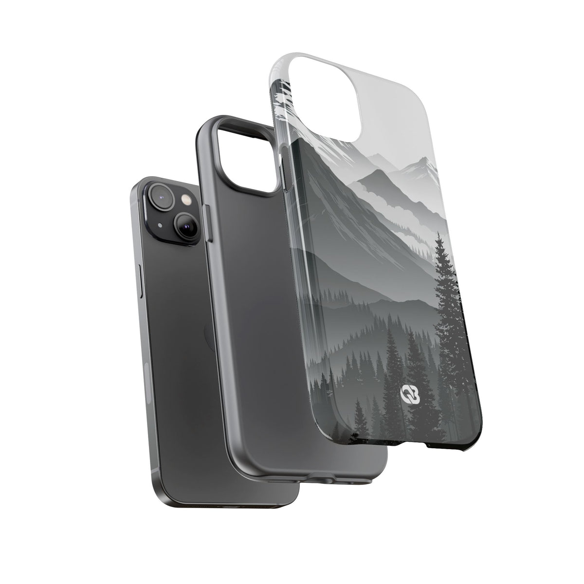 Alpine Horizon · Tough Phone Case for iPhone · Black