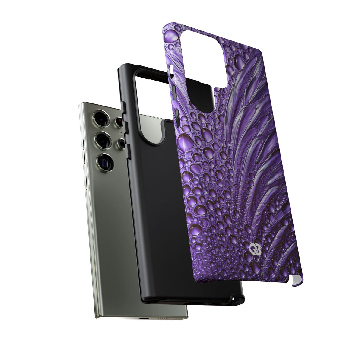 Violet Liquid Gel · Tough Phone Case for Samsung · Purple