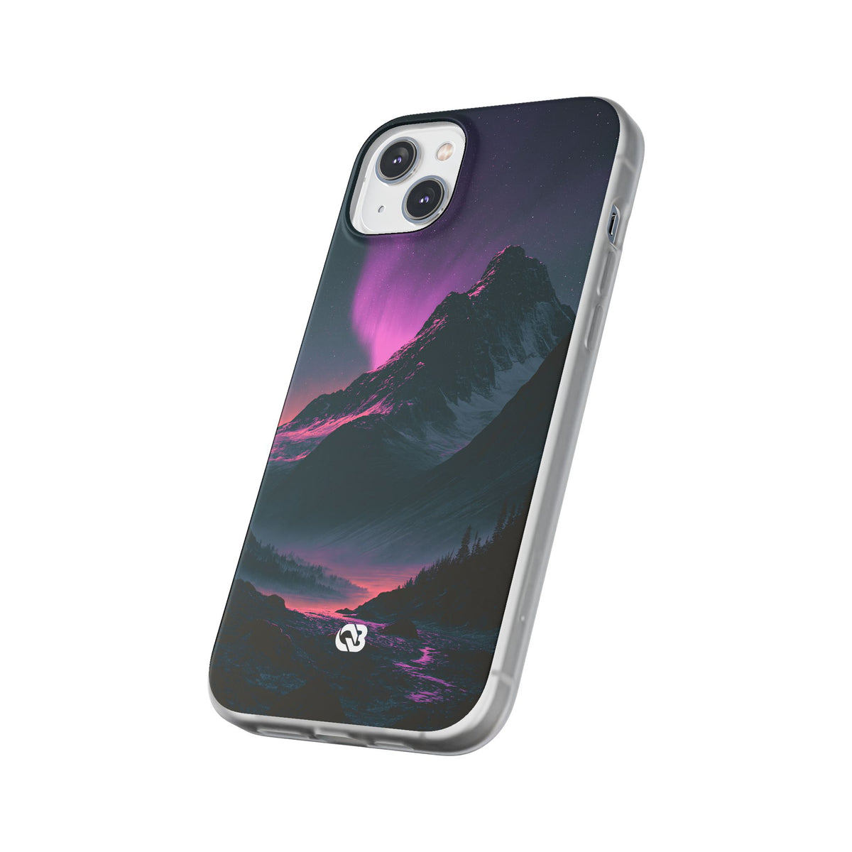 Arctic Aurora Summit · Lite Phone Case for iPhone ·  Black