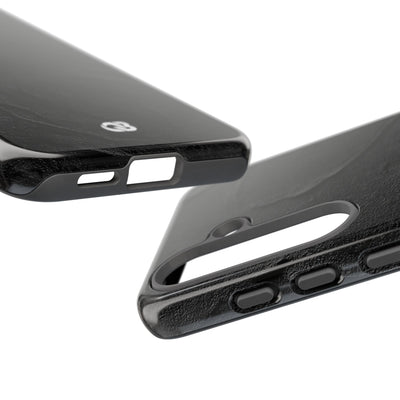 Obsidian Stucco Relief · Tough Phone Case for Samsung · Black