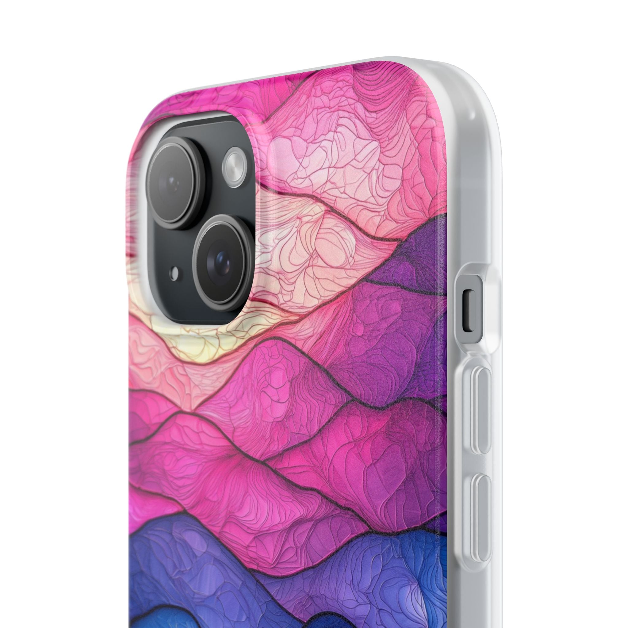 Electric Ridge Flow · Soft Coque de téléphone pour iPhone