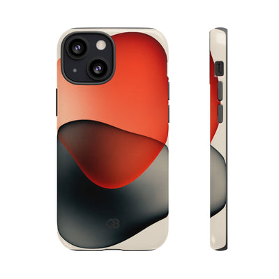 Translucent Crimson Form · Tough Phone Case for iPhone · Red