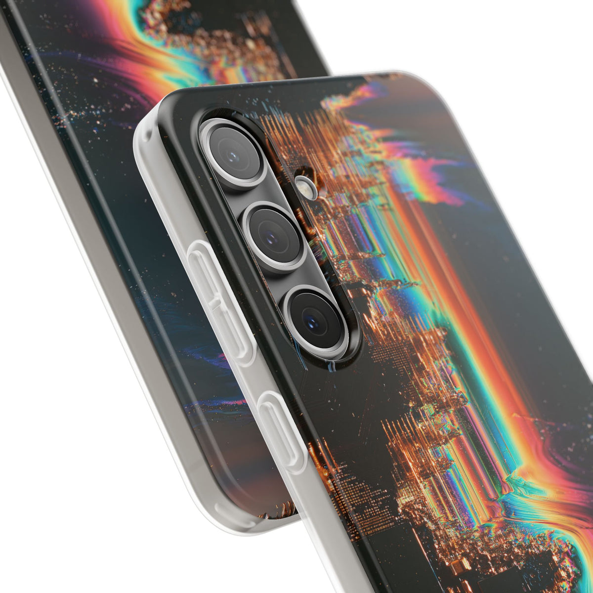 Prismatic Circuit · Lite Phone Case for Samsung · Black