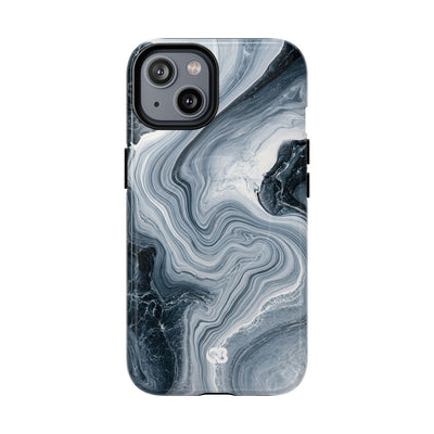 Suminagashi Ink Flow · Tough 2.0 Magnetic Phone Case for iPhone · Grey