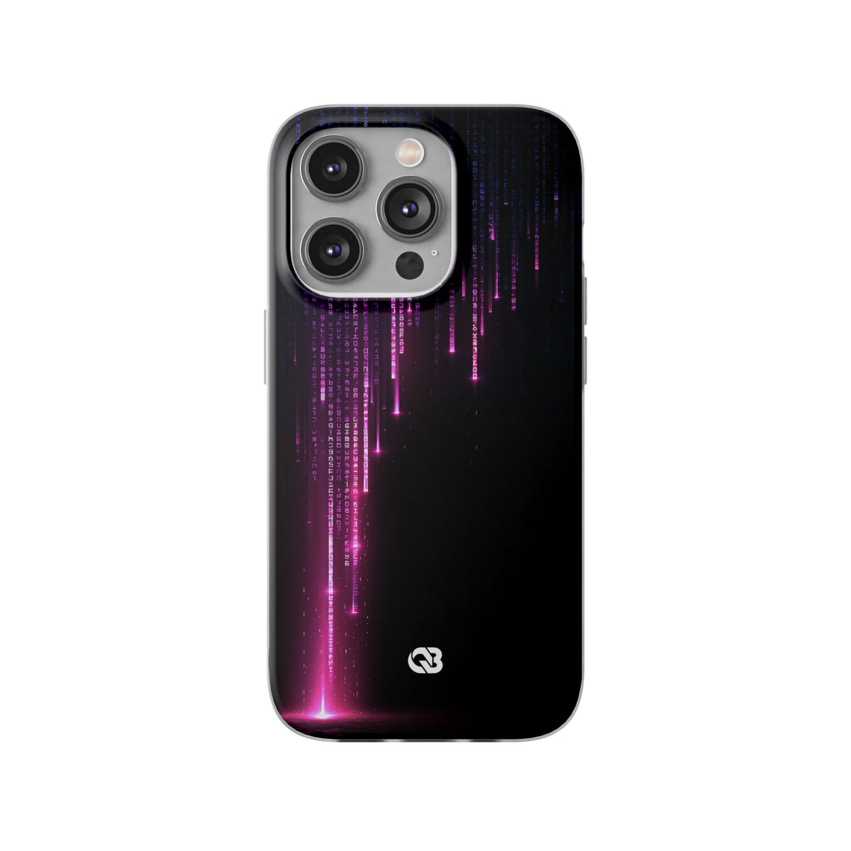 Binary Cascade · Lite Phone Case for iPhone ·  Black
