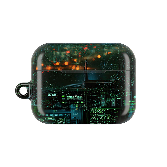 Tactical Avionics HUD · Hard Case for AirPods & AirPods Pro · Green