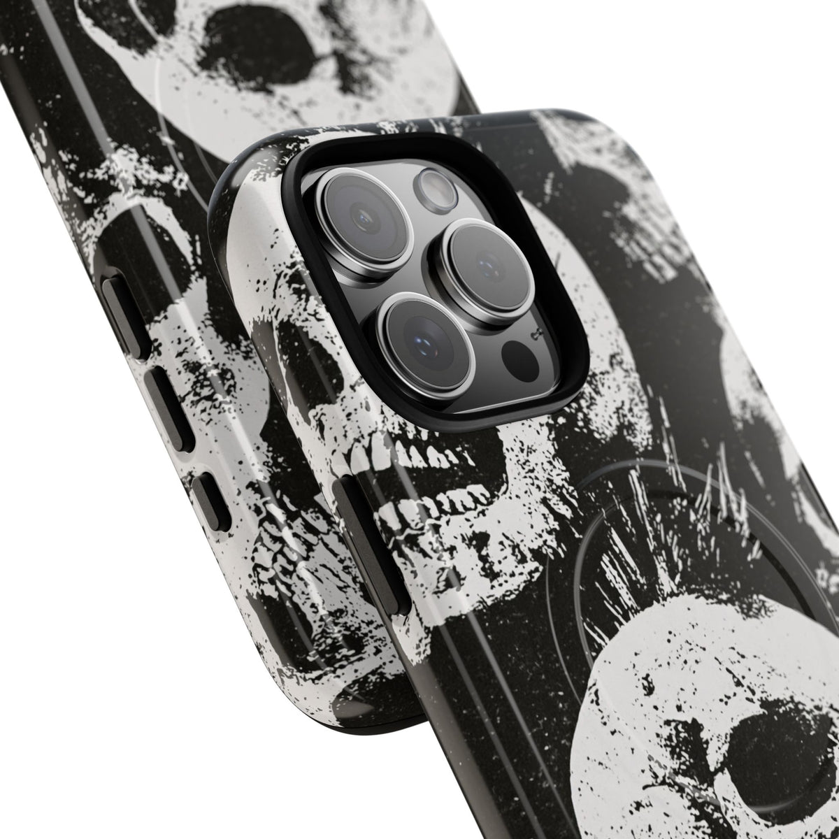 Punk Skull Riot · Tough 2.0 Magnetic Phone Case for iPhone · Black