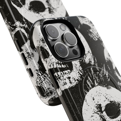 Punk Skull Riot · Tough 2.0 Magnetic Phone Case for iPhone · Black