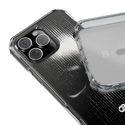 Raster Phantom · Clear Impact Magnetic Phone Case for iPhone ·  Black