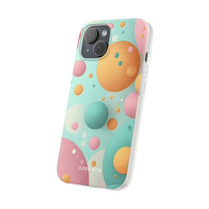Pastellkreise iPhone 15 Case - Soft