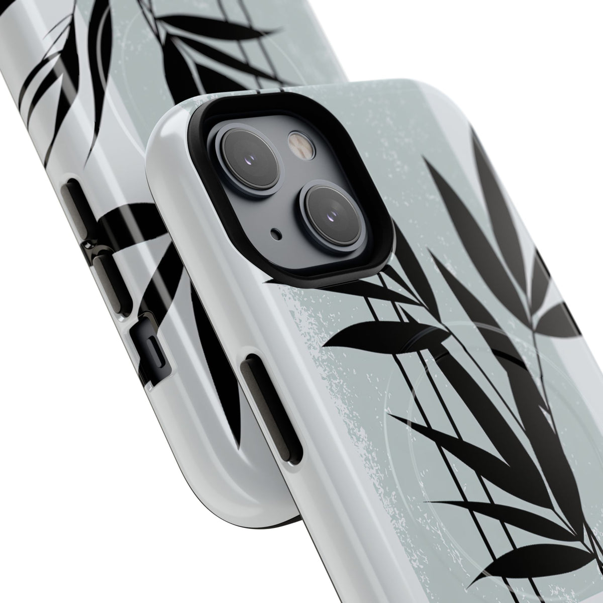 Zen Bamboo Silhouette · Tough 2.0 Magnetic Phone Case for iPhone · Green