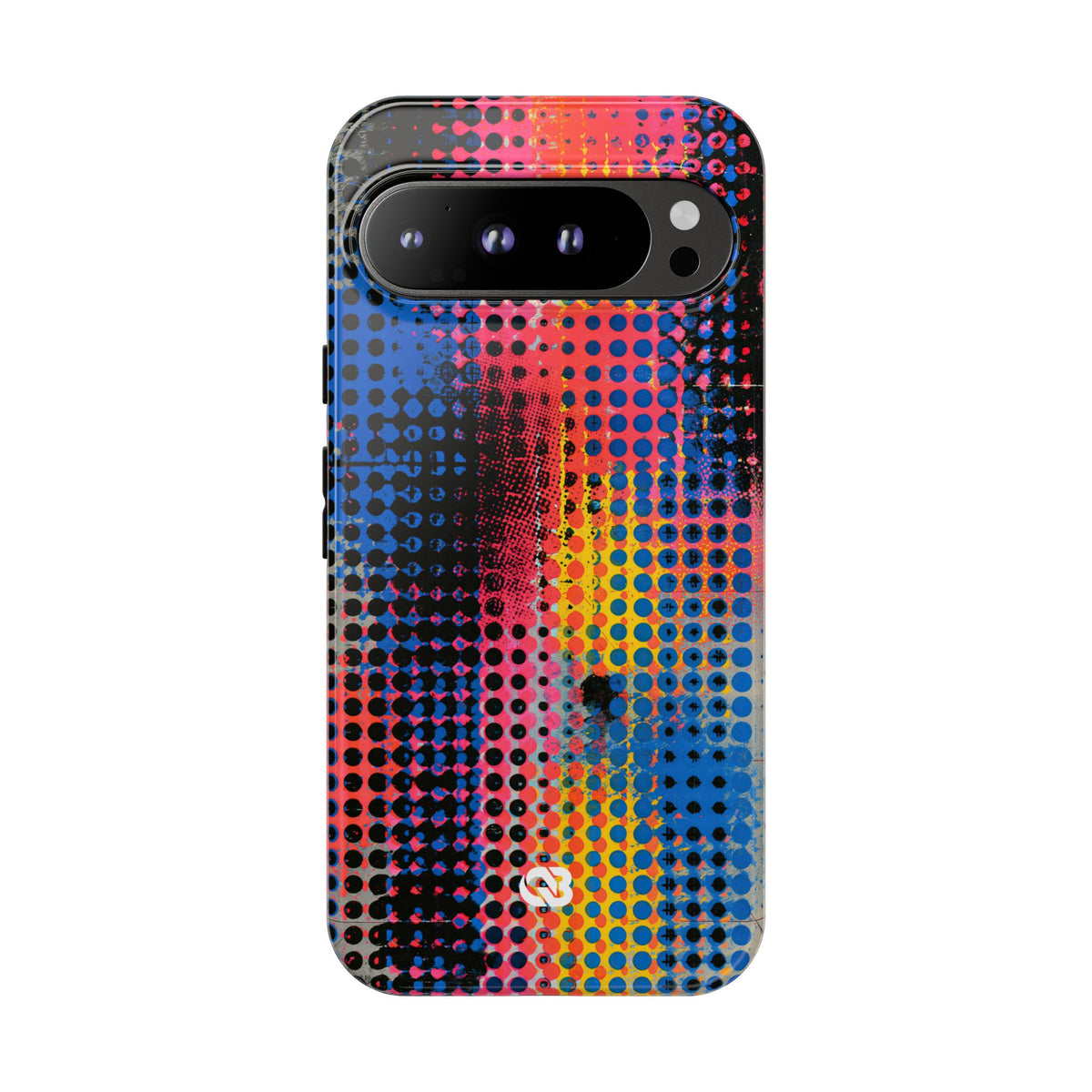 Chromatic Halftone Grid · Tough Phone Case for Pixel ·  Blue