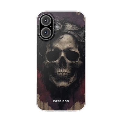 Gothic Skull Crown iPhone 16 Case - Soft
