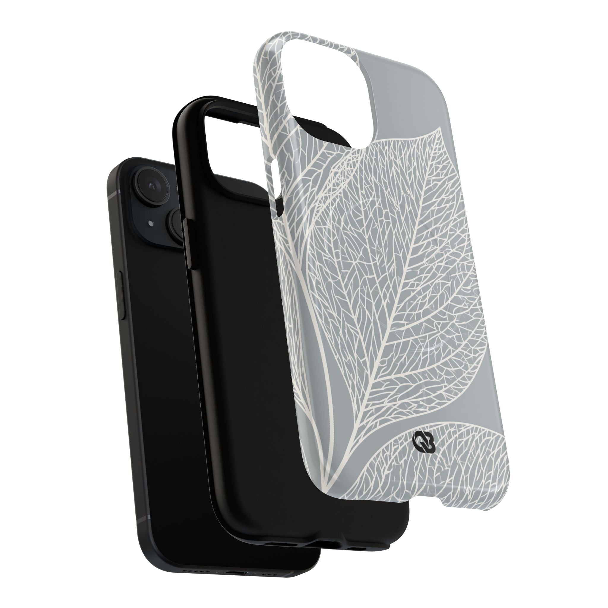 Grey Tough 2.0 Magsafe Phone Case for iPhone - Frosted Ash Veins