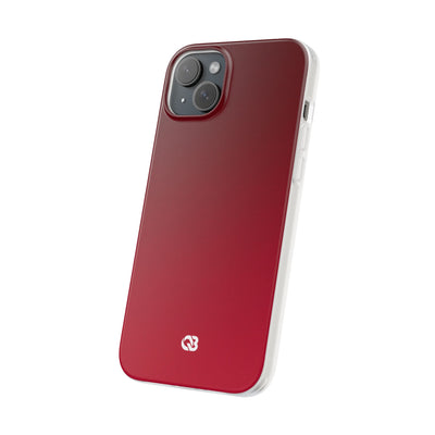 Red Lite Phone Case for iPhone - Crimson Velvet Fade